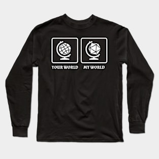 Pen and Paper my world Long Sleeve T-Shirt